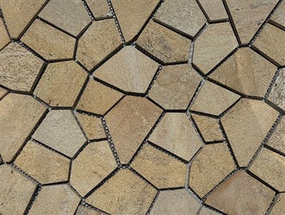 FLAGSTONE MESH KEMBALI VENEER BATU ACOR